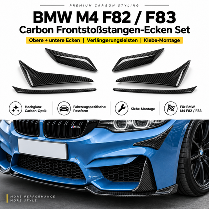 BMW M4 F82 F83 Carbon Frontstoßstangen-Ecken – Produktübersicht
