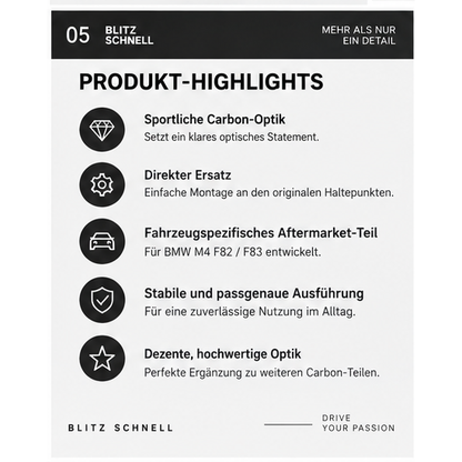 BMW M4 F82 F83 Carbon Nierengrill Austausch – Highlights