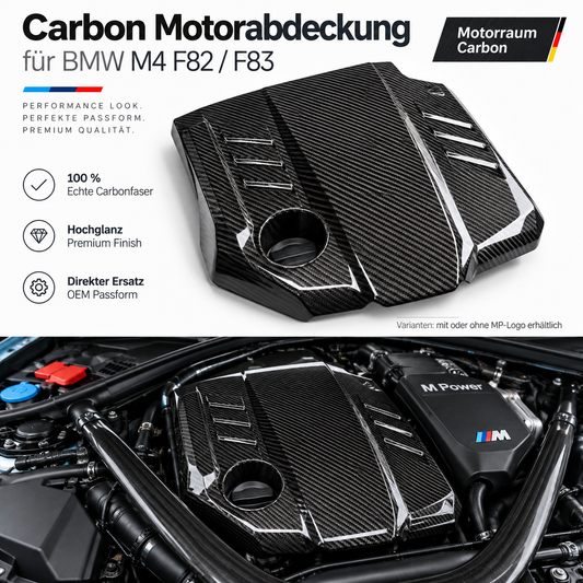 BMW M4 F82 F83 Carbon Motorabdeckung – Produktübersicht